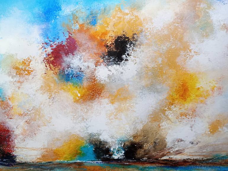 Original Impressionism Abstract Painting by Susan Wooler