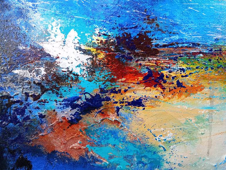 Original Impressionism Abstract Painting by Susan Wooler