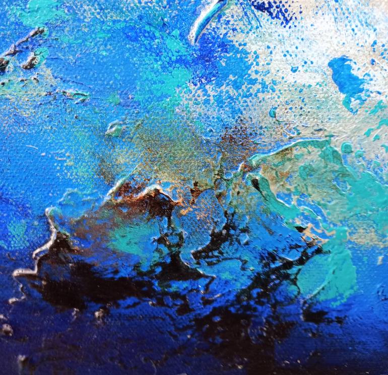 Original Impressionism Abstract Painting by Susan Wooler