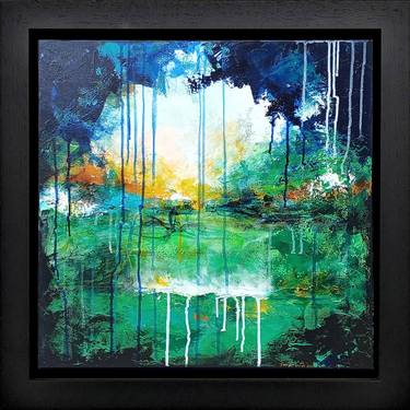 Original Abstract Expressionism Abstract Paintings by Susan Wooler
