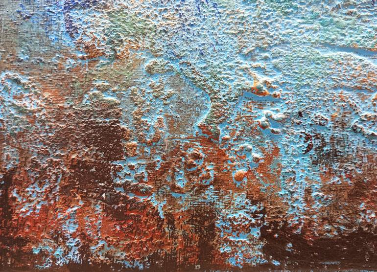 Original Abstract Expressionism Abstract Painting by Susan Wooler