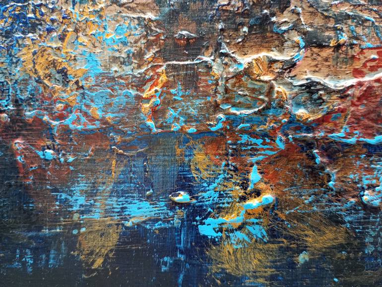 Original Abstract Expressionism Abstract Painting by Susan Wooler