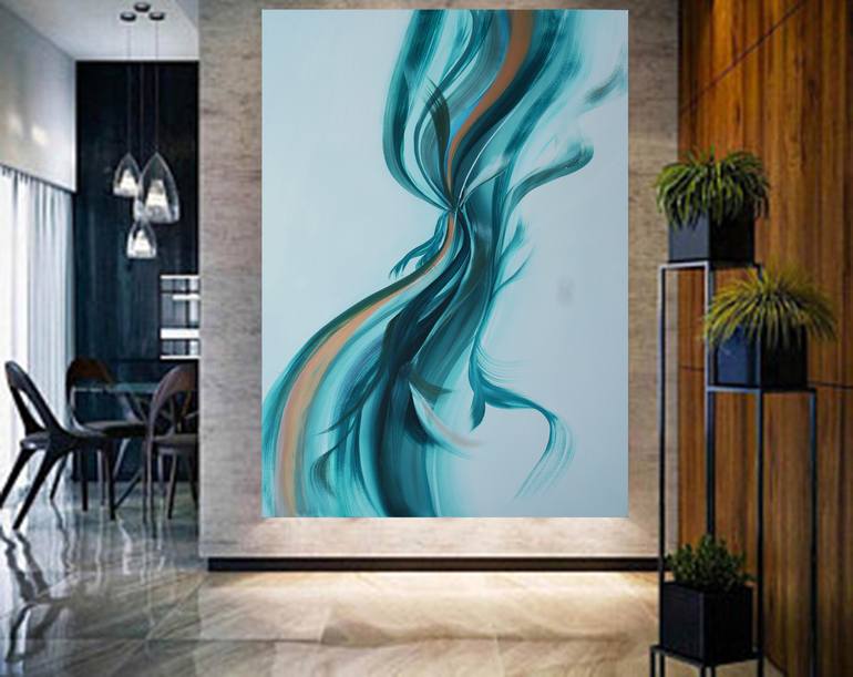 Original Abstract Expressionism Abstract Painting by Susan Wooler