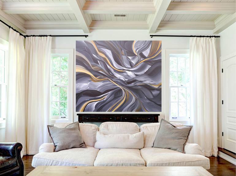 Original Abstract Expressionism Abstract Painting by Susan Wooler