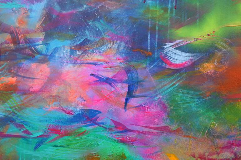Original Abstract Expressionism Abstract Painting by Susan Wooler