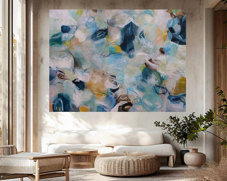 Original Abstract Expressionism Abstract Painting by Susan Wooler