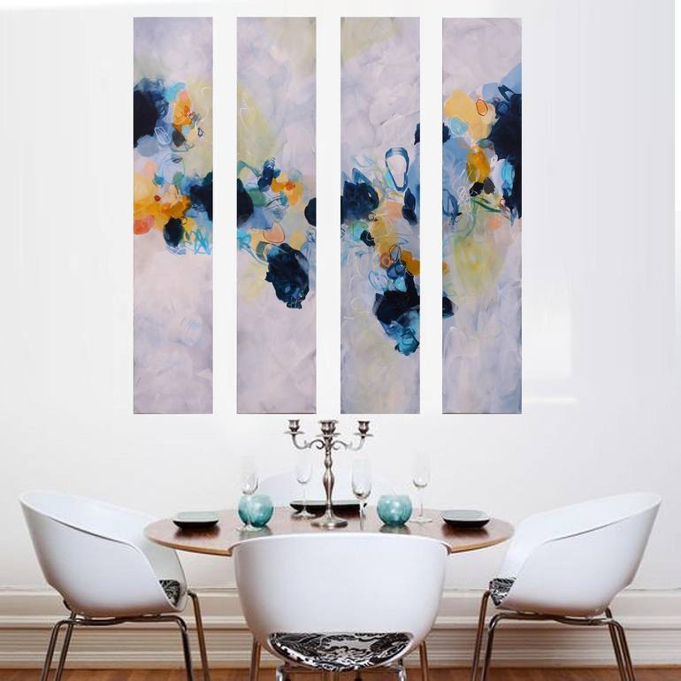 Original Abstract Expressionism Abstract Painting by Susan Wooler