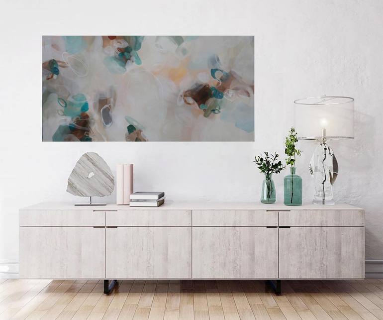 Original Abstract Expressionism Abstract Painting by Susan Wooler