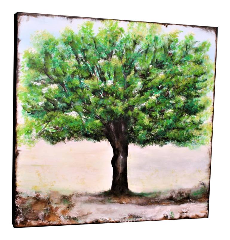 Original Impressionism Tree Painting by susan wooler