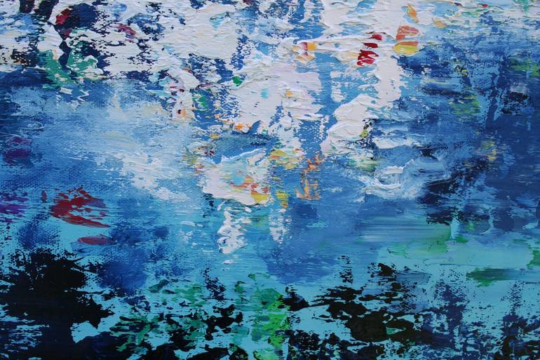 Original Impressionism Abstract Painting by susan wooler