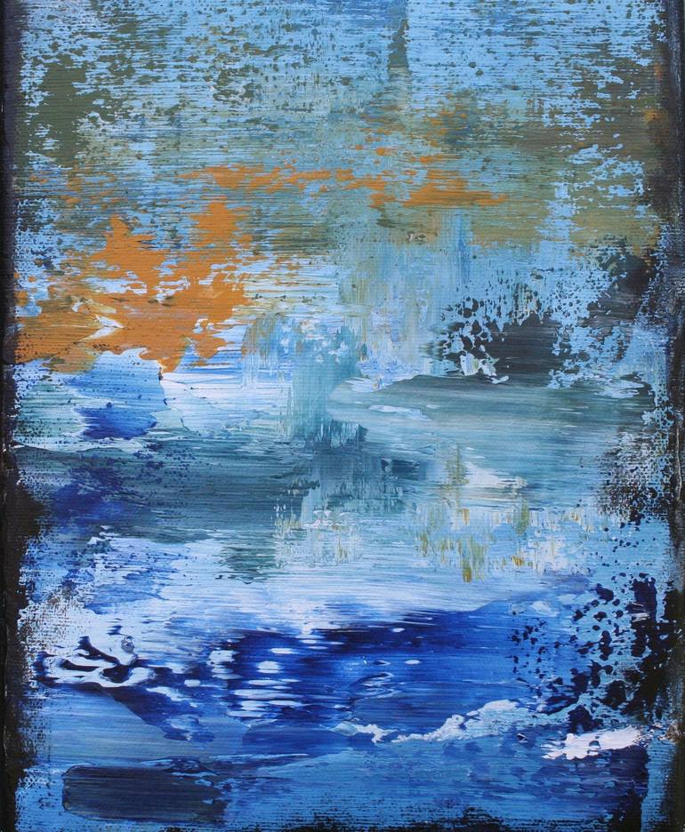 Original Abstract Expressionism Abstract Painting by susan wooler