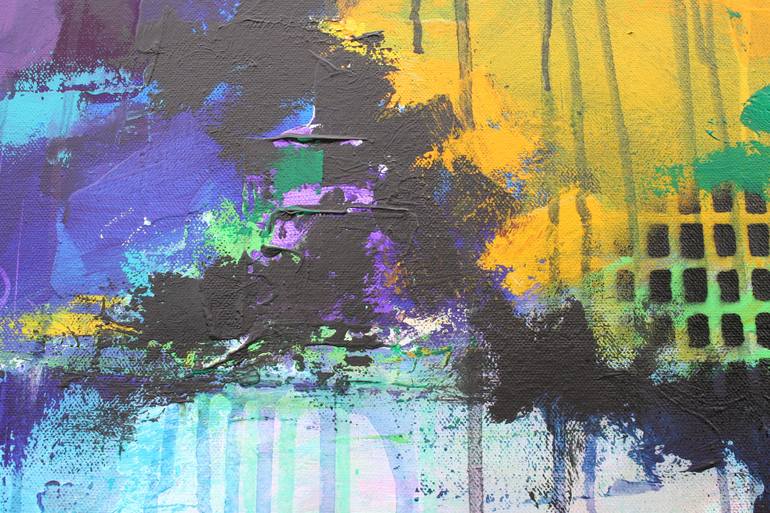 Original Abstract Expressionism Abstract Painting by Susan Wooler