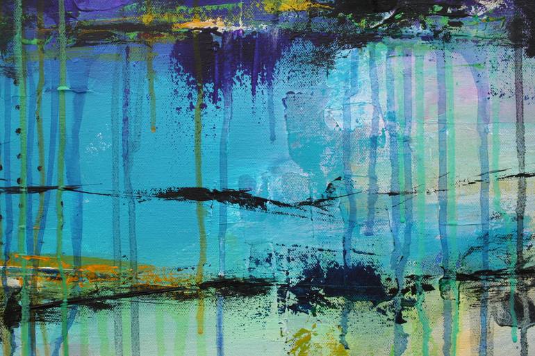 Original Abstract Expressionism Abstract Painting by Susan Wooler