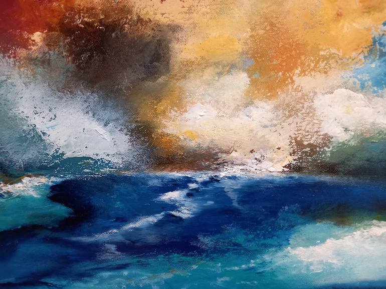 Original Impressionism Seascape Painting by susan wooler