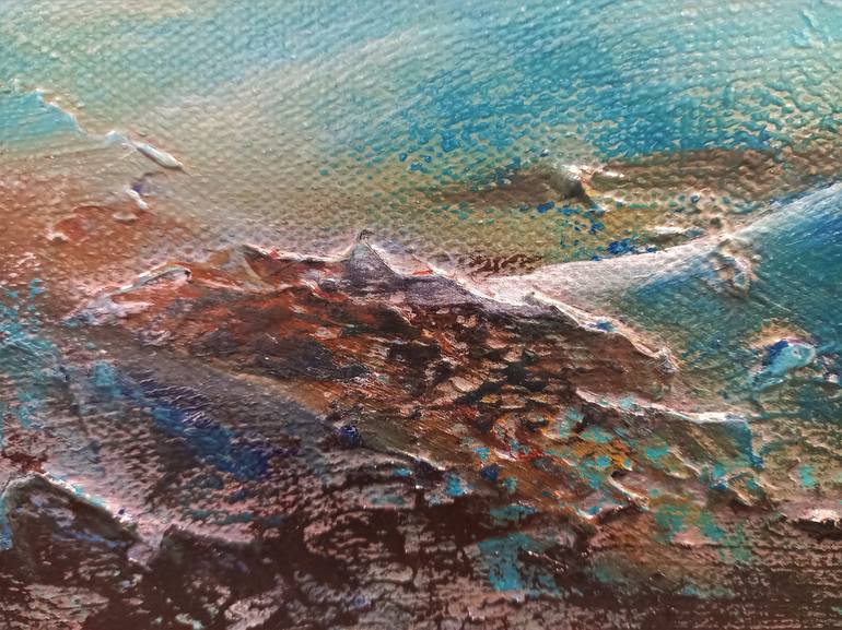 Original Impressionism Seascape Painting by Susan Wooler