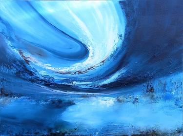 Original Abstract Expressionism Seascape Paintings by susan wooler