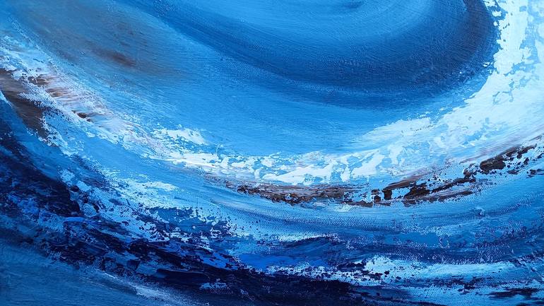 Original Abstract Expressionism Seascape Painting by susan wooler