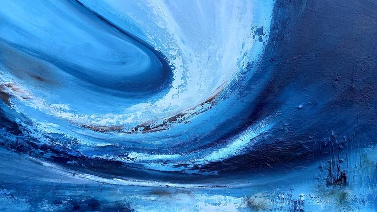 Original Abstract Expressionism Seascape Painting by susan wooler