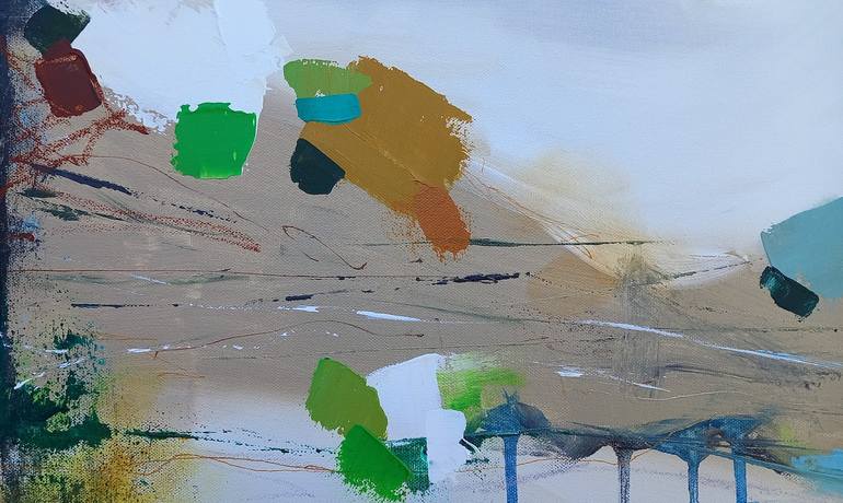 Original Abstract Painting by susan wooler