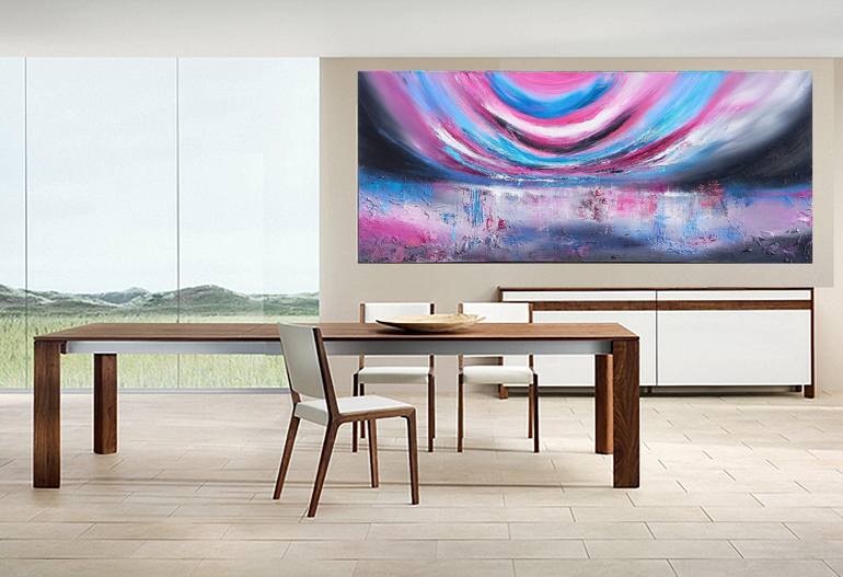 Original Abstract Expressionism Seascape Painting by Susan Wooler