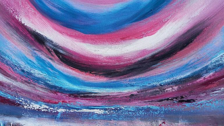 Original Abstract Expressionism Seascape Painting by Susan Wooler