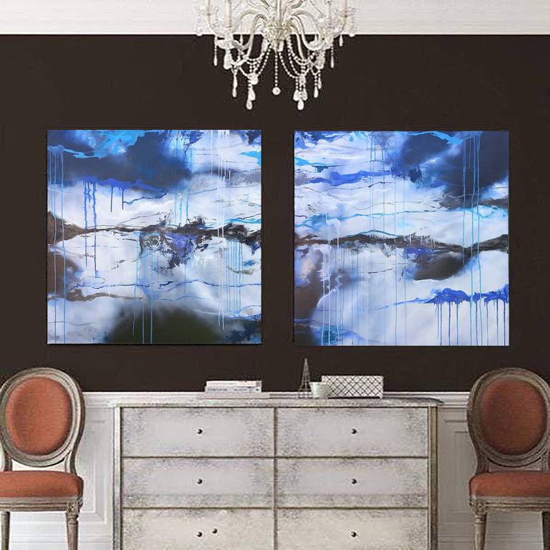 Original Abstract Expressionism Abstract Painting by Susan Wooler