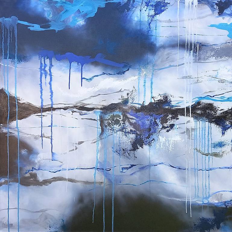 Original Abstract Expressionism Abstract Painting by Susan Wooler