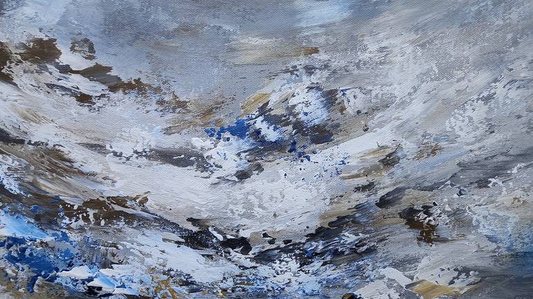 Original Abstract Seascape Painting by susan wooler