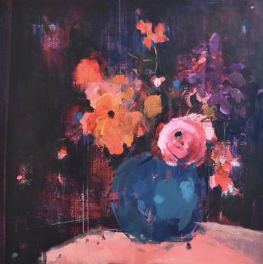 Original Floral Paintings by Karin Thijs