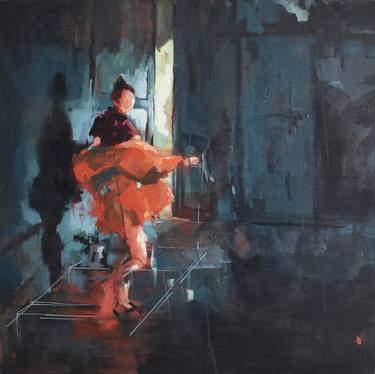 Original Figurative People Paintings by Karin Thijs