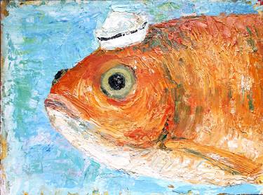 Original Conceptual Fish Paintings by Rosa Nevarez