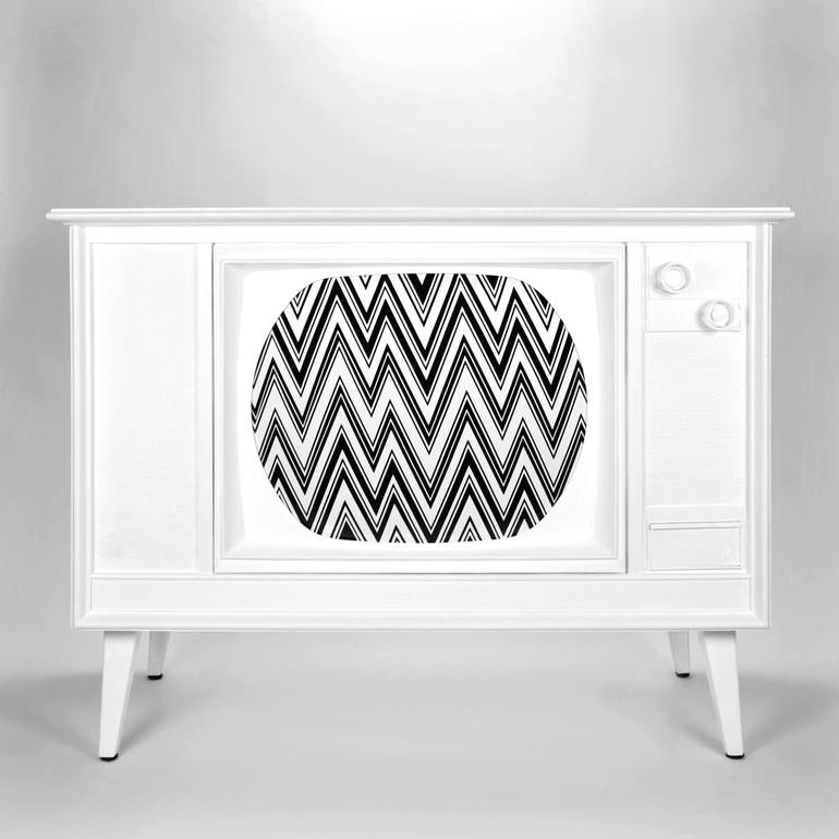 Zenith Color Television Desk - Print