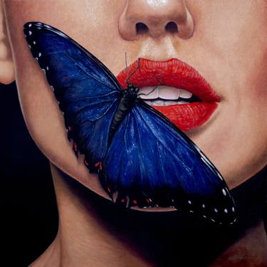 Original Photorealism Women Paintings by Gustavo Fernandes