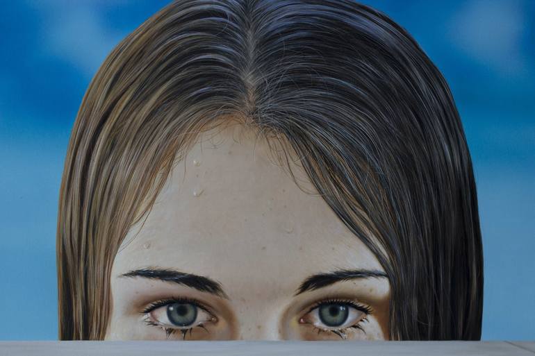 Original Realism Women Painting by Gustavo Fernandes