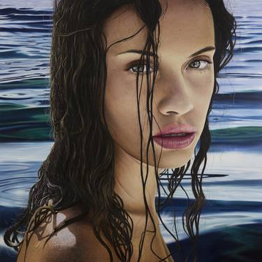 Original Realism Women Paintings by Gustavo Fernandes