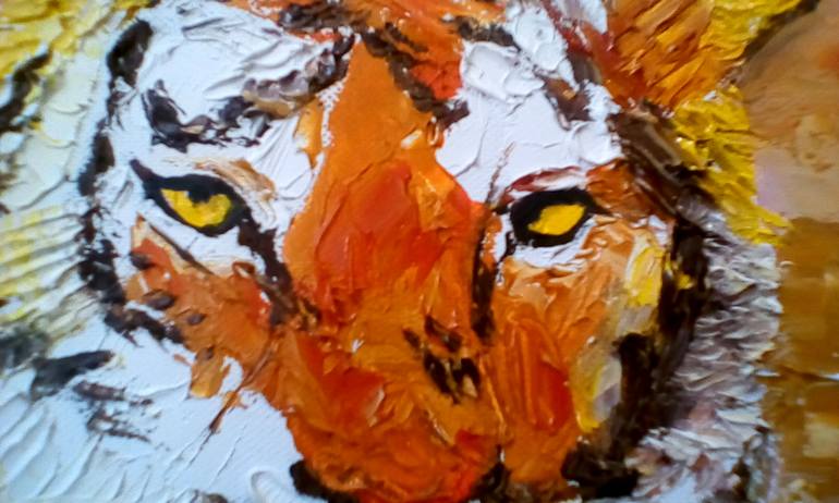 Original Figurative Animal Painting by Serge-Louis Tuquet