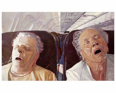 Original Realism Aeroplane Paintings by Jacek Sztuka