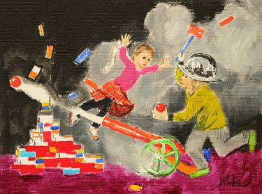 Original Children Paintings by Jacek Sztuka