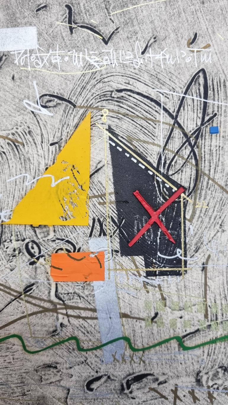 Original Abstract Expressionism Abstract Painting by Jungwoo Hong