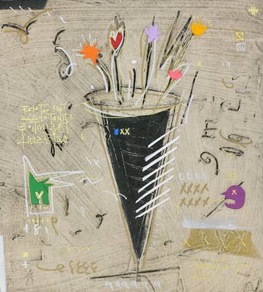 Original Abstract Expressionism Abstract Paintings by Jungwoo Hong