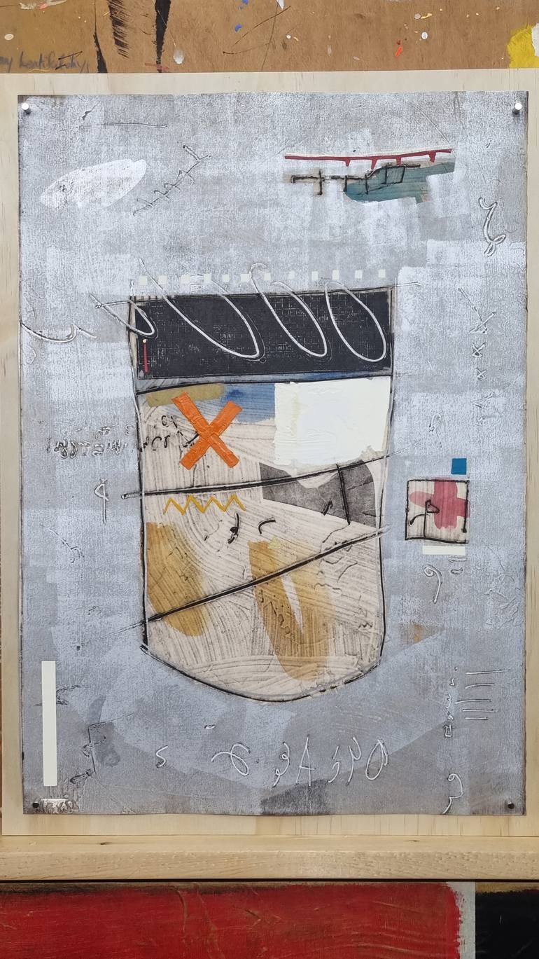 Original Abstract Expressionism Abstract Painting by Jungwoo Hong