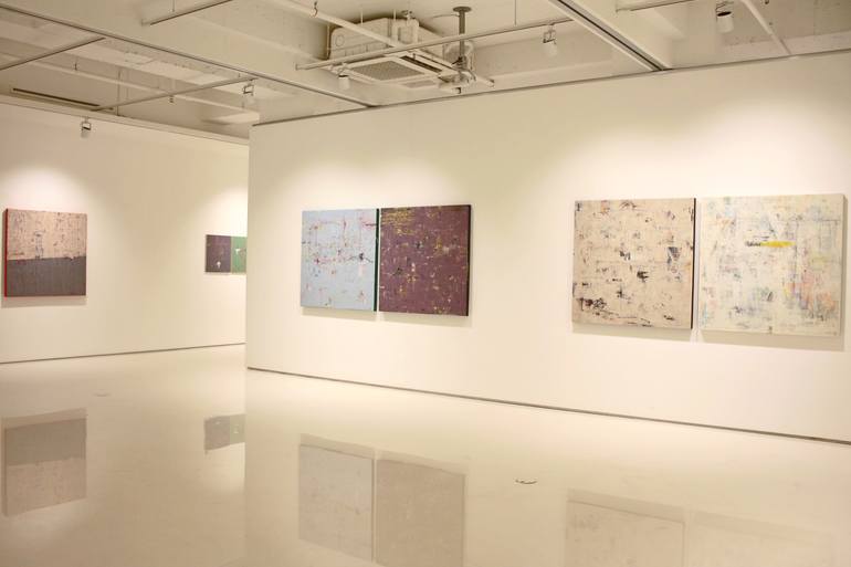 Original Abstract Expressionism Abstract Painting by Jungwoo Hong