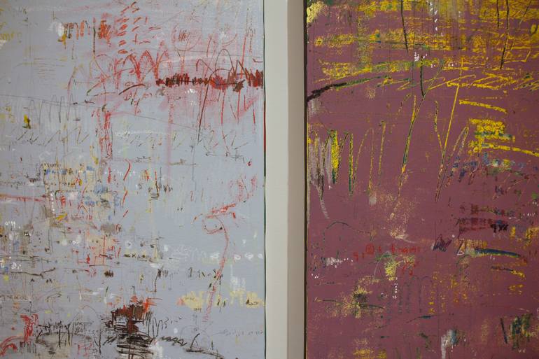 Original Abstract Expressionism Abstract Painting by Jungwoo Hong