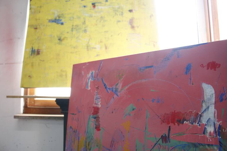 Original Abstract Expressionism Abstract Painting by Jungwoo Hong