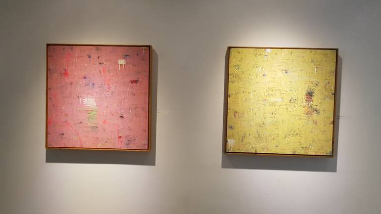 Original Abstract Expressionism Abstract Painting by Jungwoo Hong