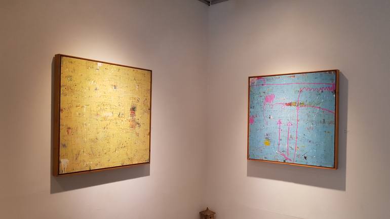 Original Abstract Expressionism Abstract Painting by Jungwoo Hong