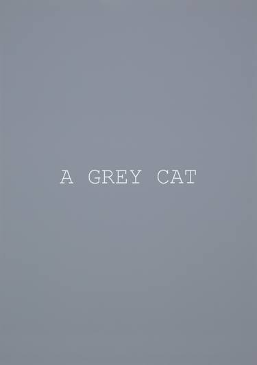 A GREY CAT - Limited Edition of 1 thumb