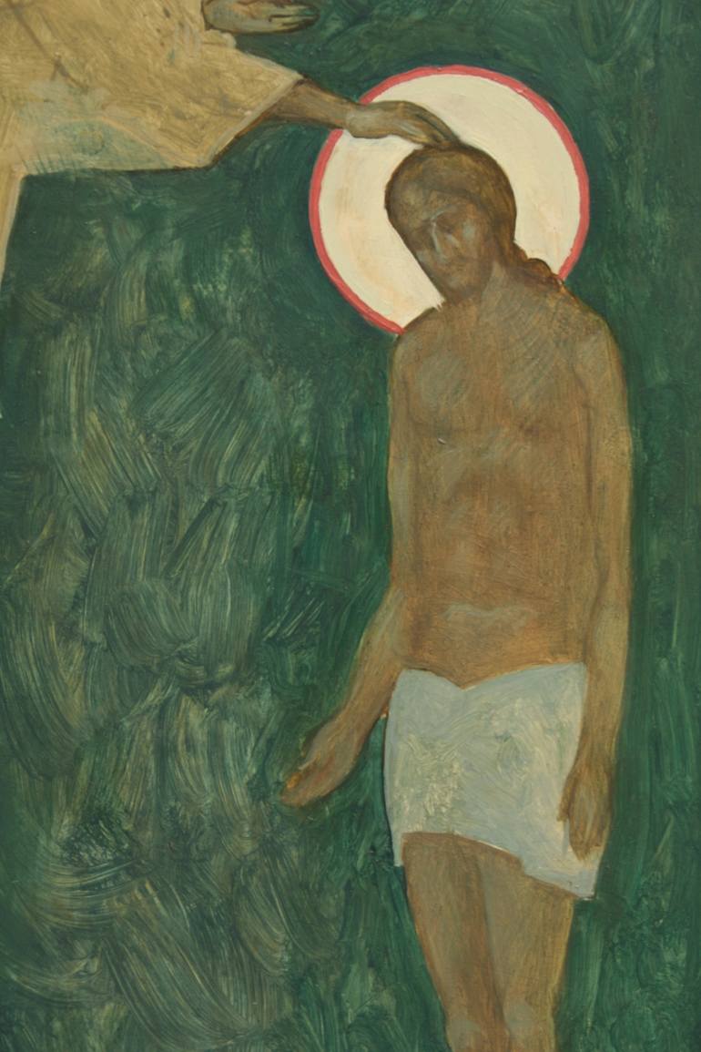 Original Figurative Religion Painting by Serhii Lohinov