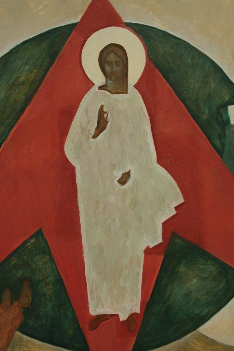 Original Figurative Religion Painting by Serhii Lohinov