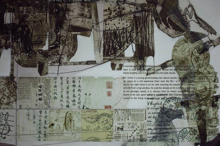Original Expressionism People Drawing by Jirasak Plabootong